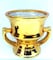 ALSAQER Ceramic Incense Burner-Bakhoor Burner Mabkhara/Madkhan&ndash; Frankincense Insence Burner - Ideal for Yoga, Spa &amp; Aromatherapy (Gold Medium)