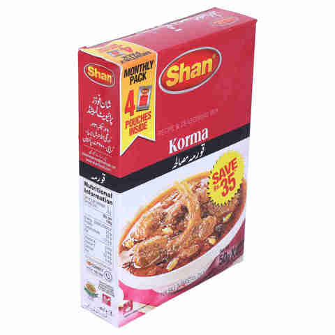 Shan Qorma Masala 50 gr (Pack of 4)
