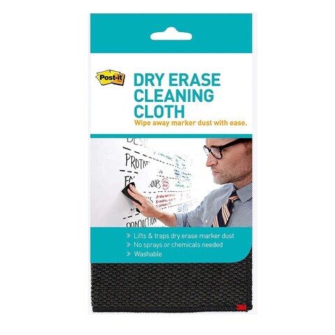 Post-It Dry Erase Cleaning Cloth Black