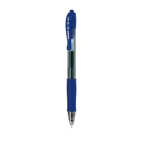 Pilot G 2 07 Retractable Gel Rollerball 0 7mm Tip Black