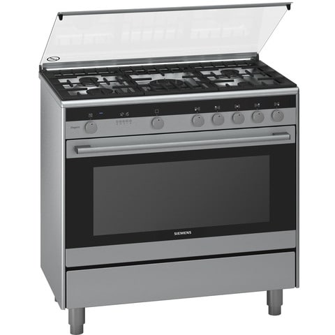 Siemens Gas Cooker HQ738357M Silver/Black 90x60cm