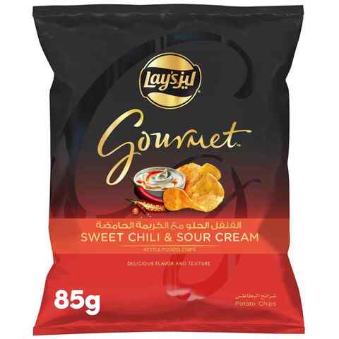 Lays Gourmet Sweet Chilli And Sour Cream Potato Chips 85g