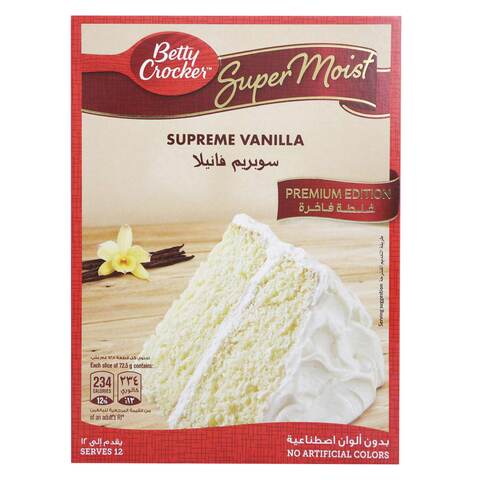 Betty Crocker Super Moist Supreme Vanilla Cake 510g