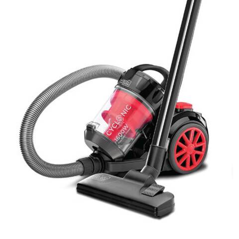 Black &amp; Decker VM1680-B5 Multicyclonic Vacuum Cleaner Red/Black 1600W