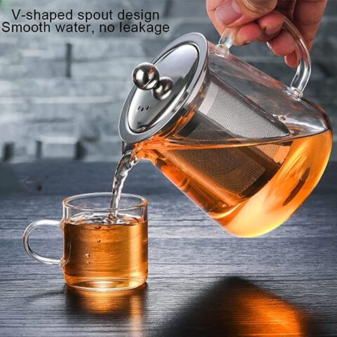 Clear teapot clearance set