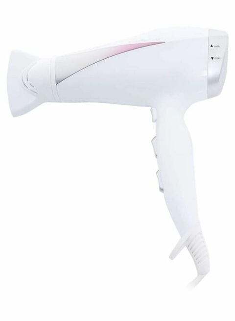 Buy Olsenmark Professional Hair Dryer White/Pink in Saudi Arabia