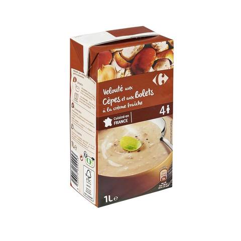 Carrefour Mushroom Soup Boletus 1 Liter
