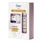 اشتري دوف جل الاستحمام أوريجينال + صابونة دوف بيوتي كريم بار - 150 مل - 100جرام في مصر