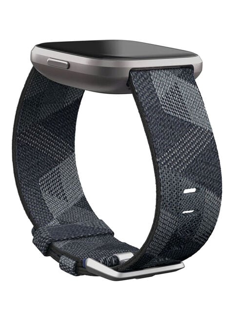 Buy Fitbit Versa 2 Special Edition (NFC) Smartwatch, Smoke Woven/Mist ...