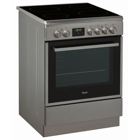 Whirlpool Free Standing Ceramic 60X60 Cm Cooker With  4 Cooking Zones Stainless Steel  ACMT 65