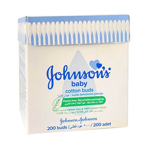 Johnson&#39;s Baby Cotton Buds 200 Buds