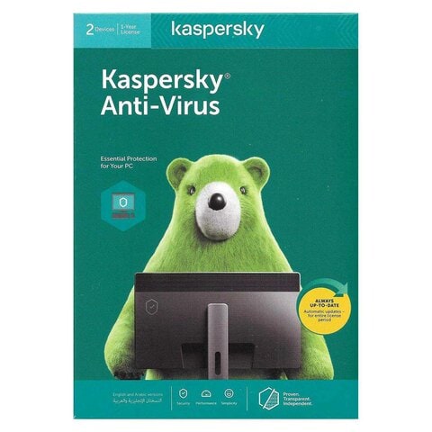 Kaspersky Antivirus 2020 2 User