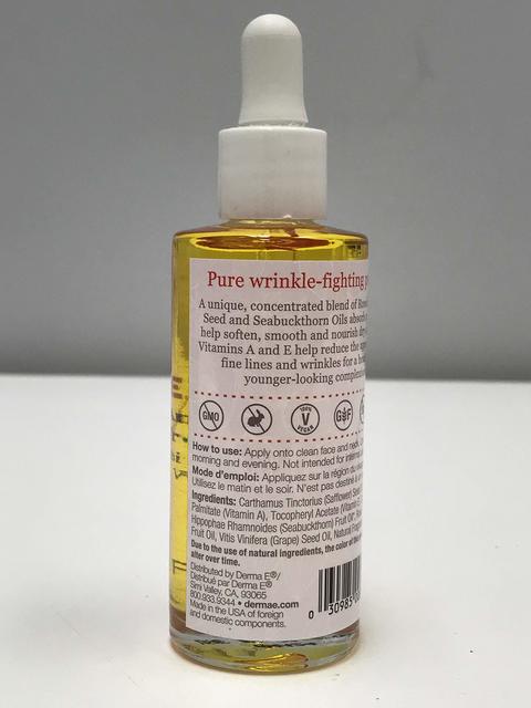 Derma-E Anti-Wrinkle Treatment Oil (Rosehip, Grape Seed, and Vitamins A &amp; E Oils)