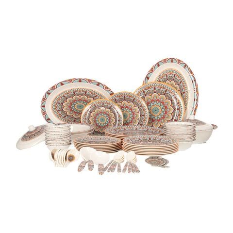 Sky Melamine Dinner Set Serves 8 Person