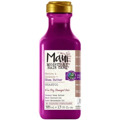 Maui Moisture - Shampoo, Revive &amp; Hydrate + Shea Butter, 385Ml