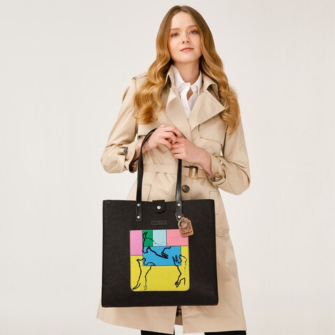 Oversized designer outlet tote bags