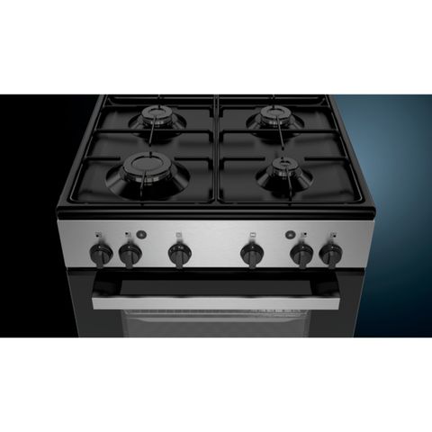 Siemens 4 Burners Full Flame Safety Gas Cooker HG2L10B51M Silver 60x60cm