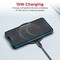Promate Wireless Charger, Premium Ultra-Slim 15W Fast Wireless Charging Pad with Anti-Slip Surface and Multi-Protect - AuraPad-15W Grey
