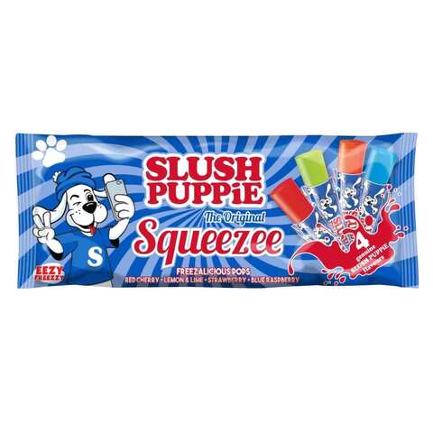 Buy Slush Puppie Eezy Freezzy Squeezy Ice Pops 600ml Online - Carrefour ...