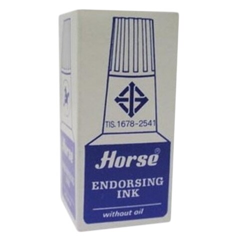 Horse Endorsing Ink Without Oil