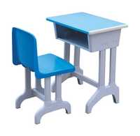 Rbwtoys Plastic Table Chair Set Blue Color For Kids Early Learning Study Set RW-17124 Size, Table, 60&times;40cm Chair, 30&times;30cm
