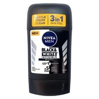 Nivea Men Black+White Invisible Original Anti-Perspirant Stick Clear 50ml