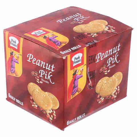 Peek Freans Peanut Pik Biscuits 6 Half Rolls