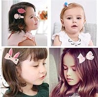 Aiwanto 18PCS Cute Hair Bows Baby Girl&#39;s Hair Clips Set Baby Elastic Hair Ties Hair Accessories Ponytail Holder