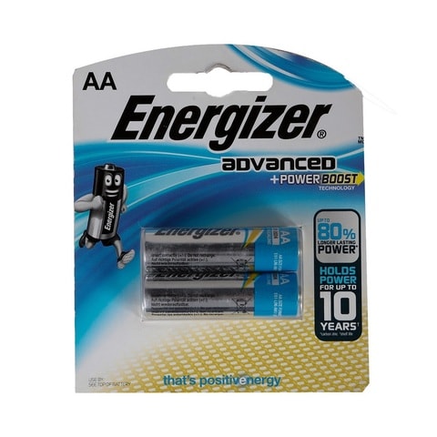 Energizer Advanced Titanium Battery AA X91 Pack Of 2 Pieces