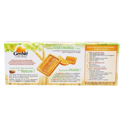 Buy Gerble Orange Soya Biscuits 280g Online Shop Health Fitness On Carrefour Uae