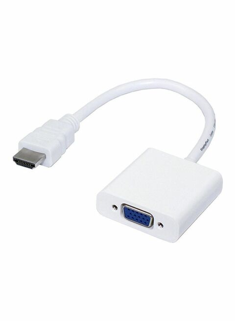 Generic HDMI To VGA Adapter White