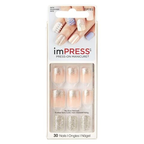 Buy imPRESS Press-On Manicure False Nails DO11 Multicolour 30 count Online  - Shop Beauty & Personal Care on Carrefour UAE