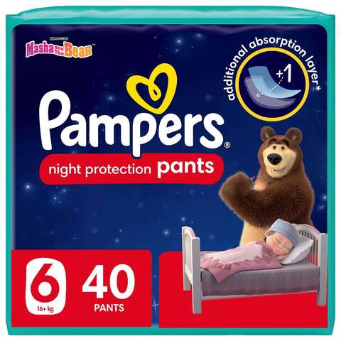 Pampers Pants Diapers, Size 6, Extra Large, >16kg, Jumbo Pack, 44 Count  Online at Best Price, Baby Nappies