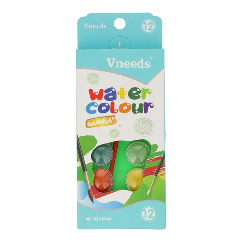 Vneeds Water Colour (Pack of 12)