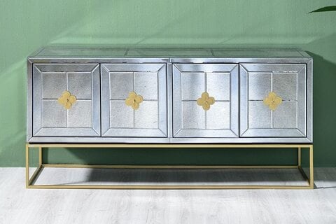 Pan Emirates Goldspool Sideboard, Silver