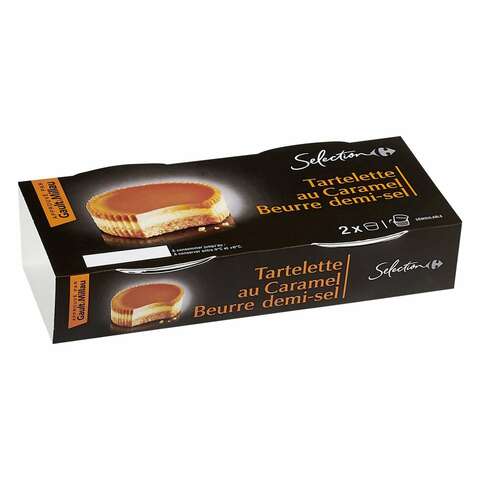 Carrefour Selection Caramel Desert 80g x Pack of 2