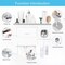 SKY-TOUCH 2 Cups Wall Mounted Toothbrush Holder, Multipurpose Space-Saving Toothbrush and Toothpaste Holder with Drawer for Cosmetics Organizer for Washroom and Bathroom