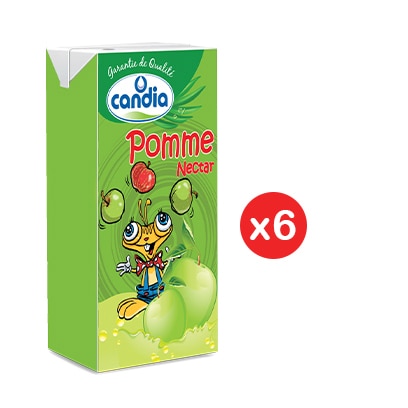 Candia Juice Apple 125ML X6