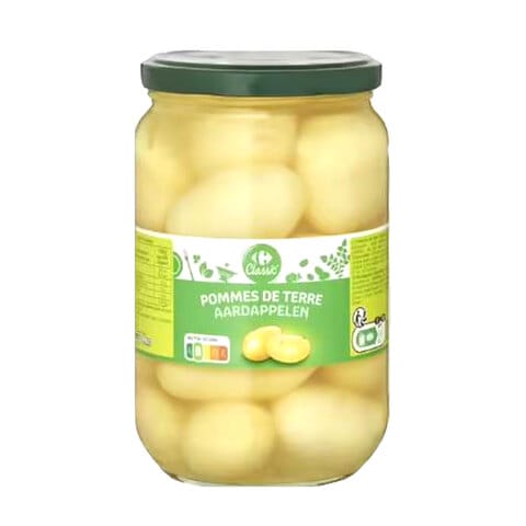 Carrefour Whole Potato In Jar 720ml