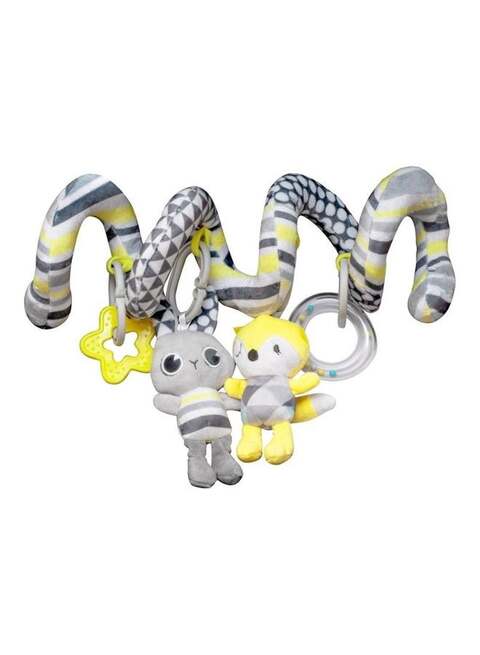 Moon Good Night Spiral Activity Hanging Animal Toys For Cot, Pram And Car Seat, 0M+, 95 X 15 X 3cm