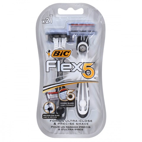 Bic Flex 5 Razor (Pack of 2)