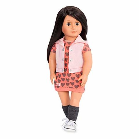 Our Generation by Battat- Lili 18&quot; Non-Posable Regular Fashion Doll- for Age 3 Years &amp; Up