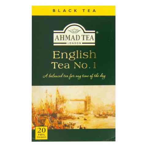 Ahmad Tea English Tea Bags No.1 20 Sachet, 40g