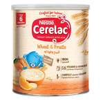 Buy Cerelac wheat  fruits from for babies 8 months 1 kg in Saudi Arabia