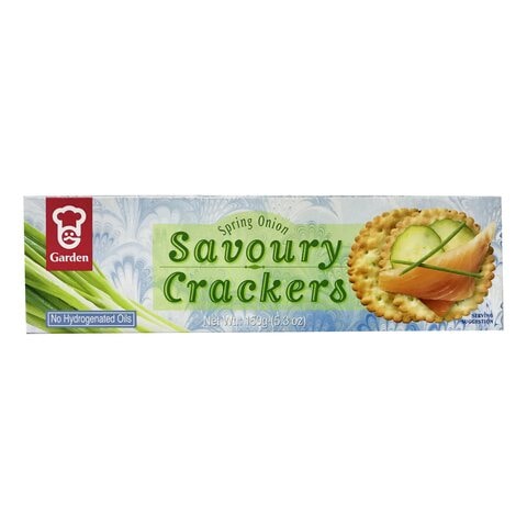 Garden Spring Onion Savoury Crackers 150g