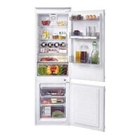 Candy 240L Combi Built-in 2 Door Bottom Mounted Refrigerator, White, CKBBF172K