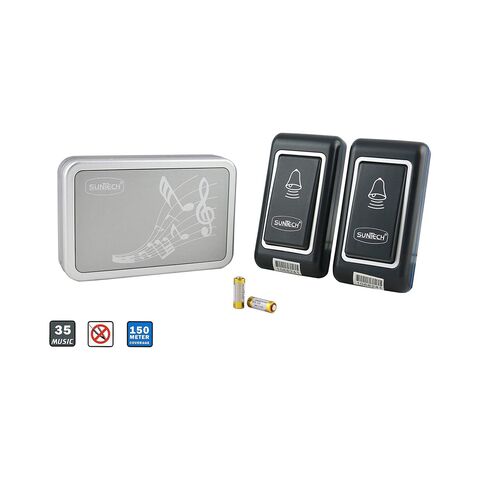 Suntech Wireless Doorbell ST-N42DC Black