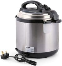 Wtrtr 7 Liters Stainless Steel Electric Pressure Cooker Electric Pressure, Slow, Rice Cooker, Yogurt, Cake Maker, Saut&eacute;, Steamer And Warmer, Silver.