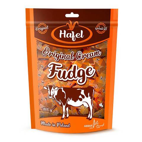 Buy Hafel Original Cream Fudge 800g in Saudi Arabia