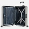Eminent Vertica Hard Case Travel Bag Large Luggage Trolley Polypropylene Lightweight Suitcase 4 Quiet Double Spinner Wheels With Tsa Lock B0006 Grey